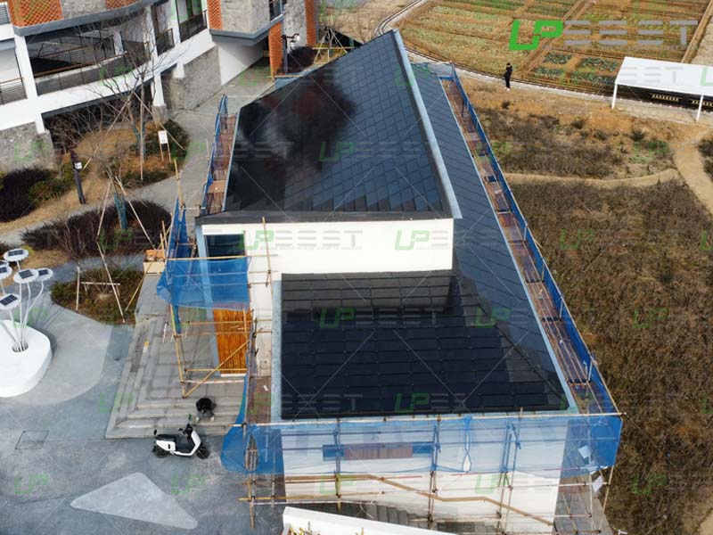 Upbest Nanjing BIPV solar tile roof project finished
