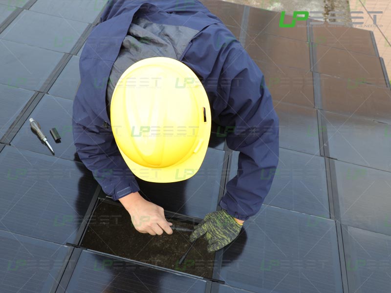 Upbest Solar Tile roof maintance after installation