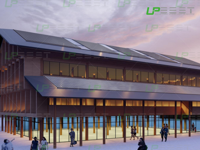 Congratulations! UPBEST won the bid for the complete supply of BIPV photovoltaic roofs project.