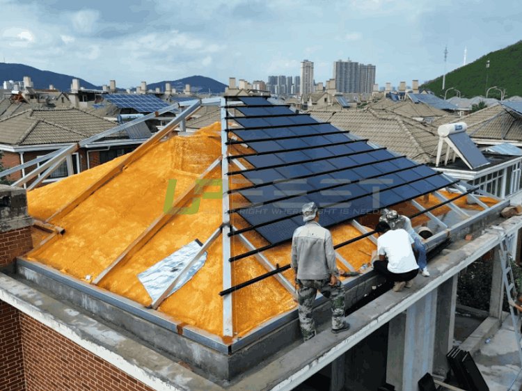 UPBEST Launches Innovative Solar Tile Project for New Residential Building