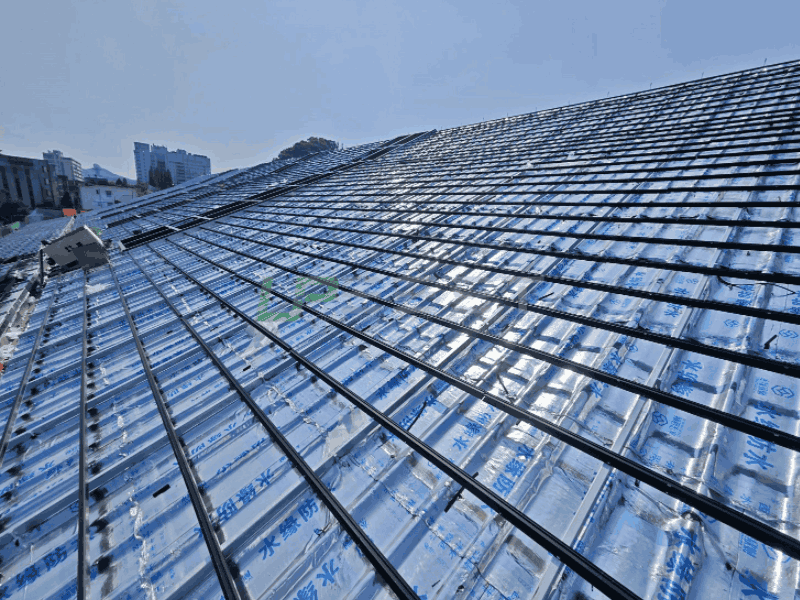 UPBEST's 240KW BIPV Project at Shangrao Cultural Street Under Construction