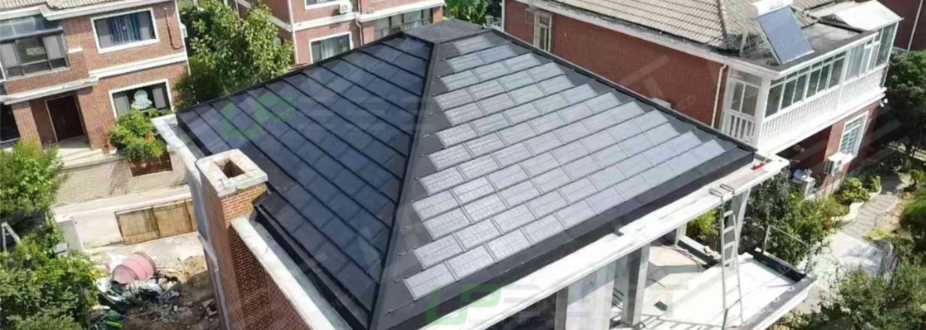 Innovative Solar Tile Project for New Residential Building
